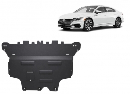 Steel skid plate for VW Arteon 