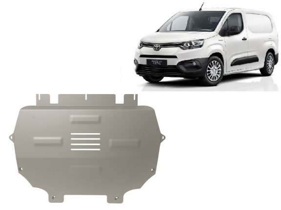 Aluminium skid plate for Toyota Proace City