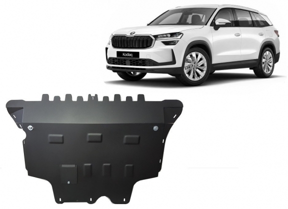 Steel skid plate for Skoda Kodiaq Hybrid