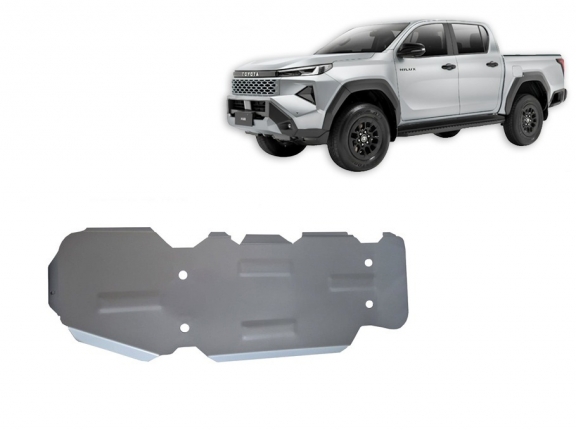 Aluminum fuel tank skid plate  for Toyota Hilux