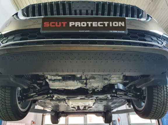 Steel skid plate for Skoda Octavia 4