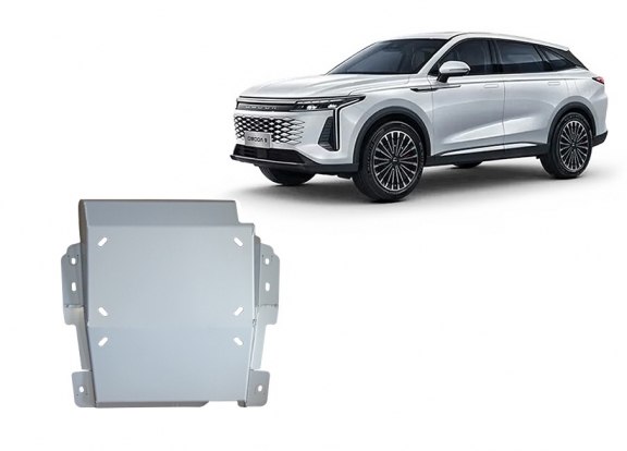 Aluminum diferential skid plate for Omoda 9