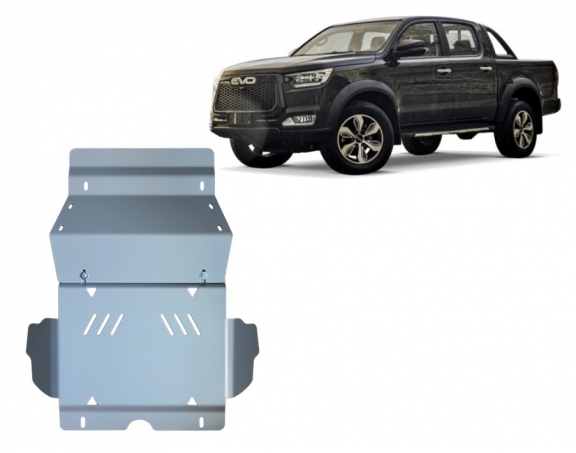 Aluminium skid plate for Evo Cross 4