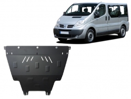 Steel skid plate for Nissan Primastar