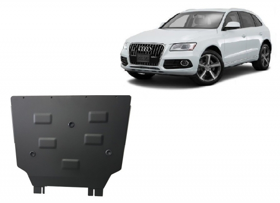 Steel gearbox skid plate for Audi Q5