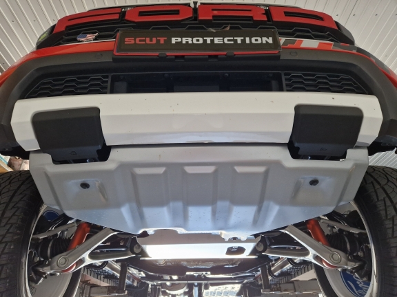 Aluminum skid plate for Ford Ranger Raptor