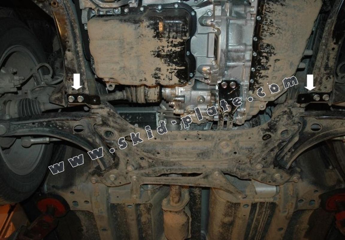 Steel skid plate for Mitsubishi Outlander