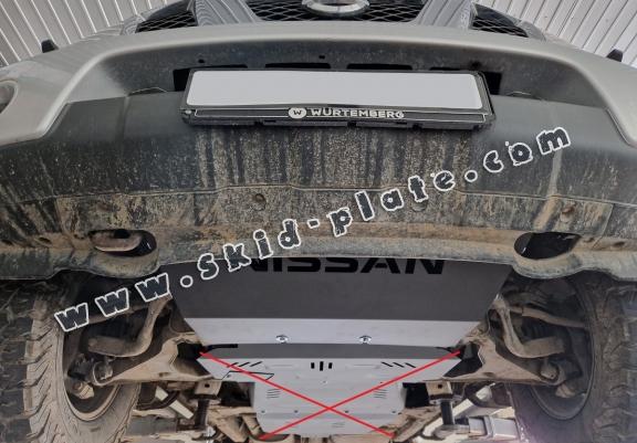 Steel radiator skid plate for Nissan Pathfinder