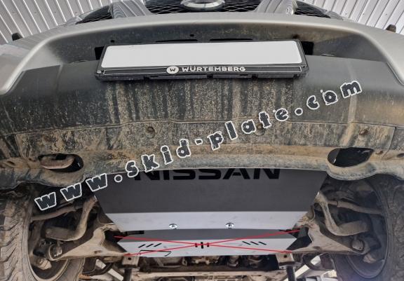 Steel radiator skid plate for Nissan Pathfinder