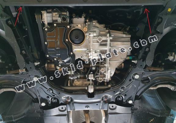 Steel skid plate for Mitsubishi Colt