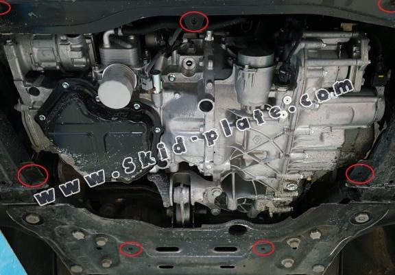 Aluminum skid plate for Renault Megane E-Tech
