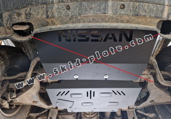Aluminum skid plate for Nissan Navara