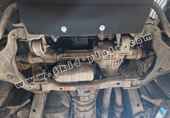 Aluminum skid plate for Nissan Navara
