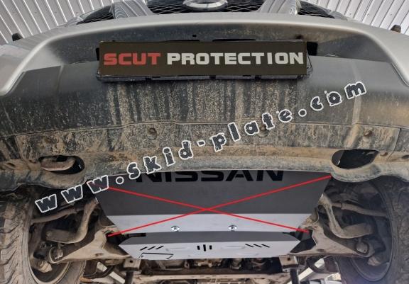 Aluminum skid plate for Nissan Navara