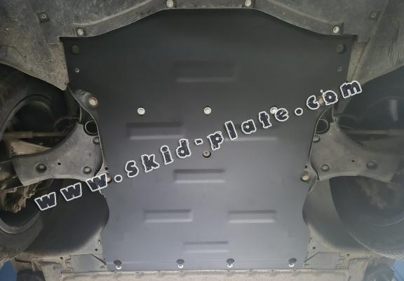 Aluminum skid plate for the protection of the engine and the gearbox for Skoda Enyaq