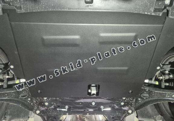 Steel skid plate for the protection of the engine and the gearbox for Opel Frontera