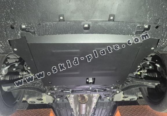 Steel skid plate for the protection of the engine and the gearbox for Opel Frontera