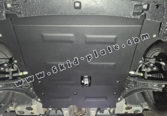 Steel skid plate for the protection of the engine and the gearbox for Citroen C3