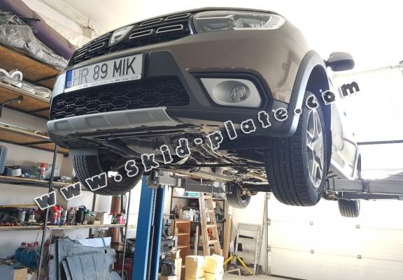 Steel skid plate for Dacia Sandero