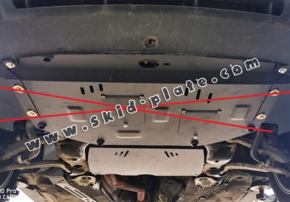 Steel automatic gearbox skid plate forSkoda Superb