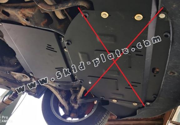 Steel automatic gearbox skid plate forSkoda Superb