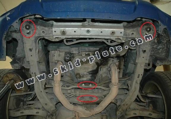 Steel skid plate for Subaru Forester 2