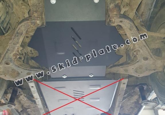 Steel skid plate for Suzuki X90