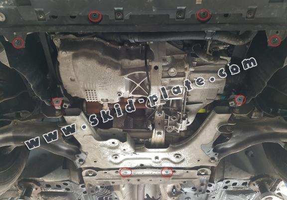 Steel skid plate for Renault Kangoo