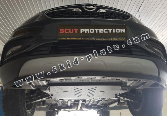 Steel skid plate for the protection of the engine and the gearbox for Chevrolet Trax