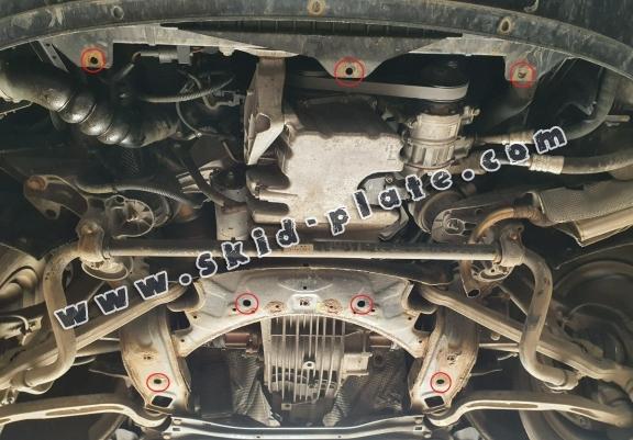 Steel skid plate for Audi A6 Allroad 2 - avec latéraux