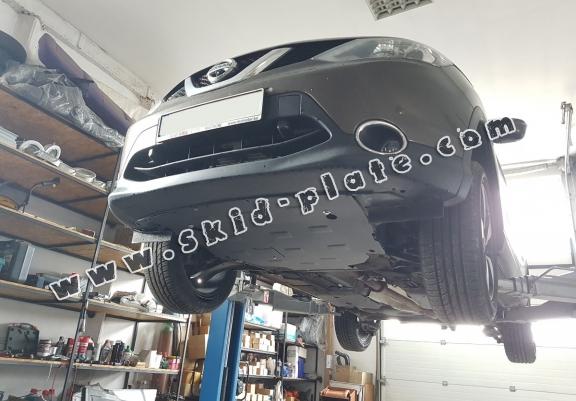 Steel skid plate for Nissan Qashqai J11