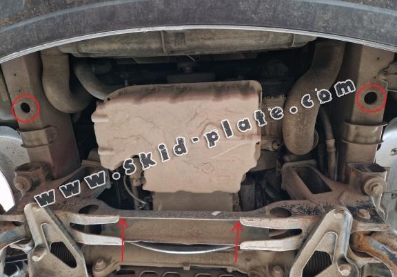 Steel skid plate for Volkswagen Crafter