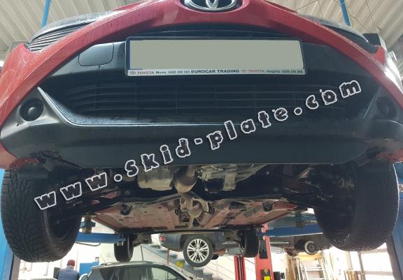 Steel skid plate for Peugeot 107