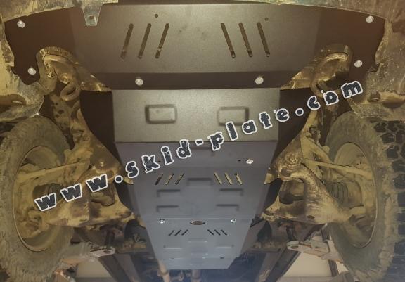 Steel gearbox skid plate for Toyota Hilux Revo