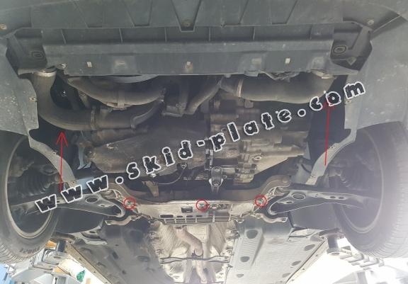 Steel skid plate for VW Passat CC