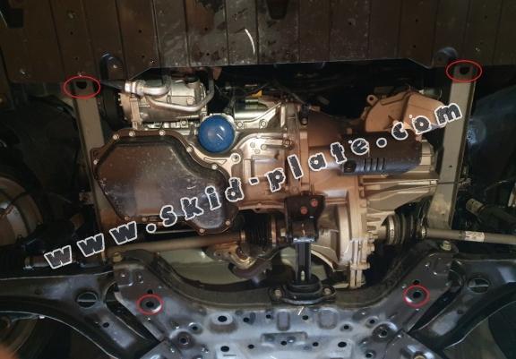 Steel skid plate for Hyundai Elantra 2