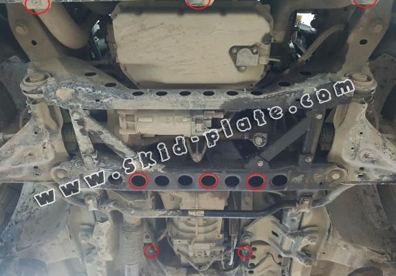 Steel skid plate forMercedes V-Class W447 2.2 D, 4x2 