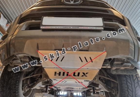 Aluminum gearbox skid plate for Toyota Hilux Invincible