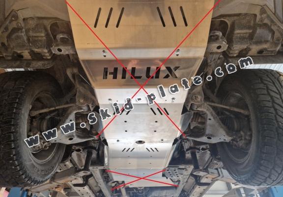 Aluminum gearbox skid plate for Toyota Hilux Invincible