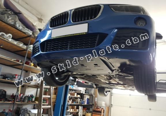 Steel skid plate for the protection of the engine and the gearbox for Mini Cooper F55/56