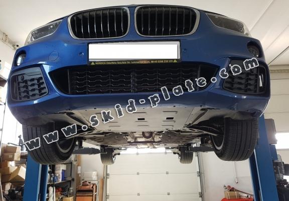 Steel skid plate for the protection of the engine and the gearbox for Mini Cooper F55/56