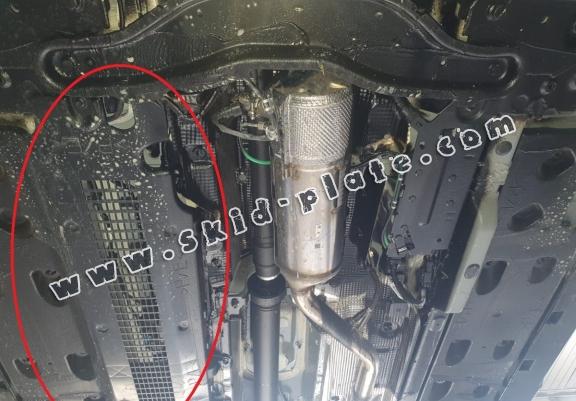 Steel DPF skid plate  for Dacia Duster