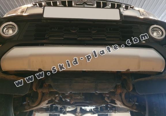 Steel radiator skid plate for Fiat Fullback
