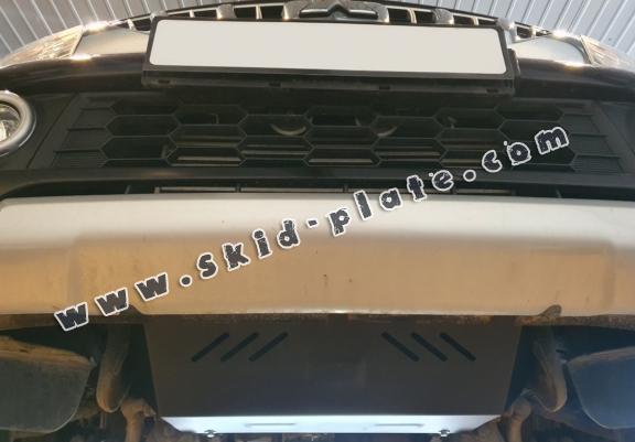 Steel radiator skid plate for Fiat Fullback