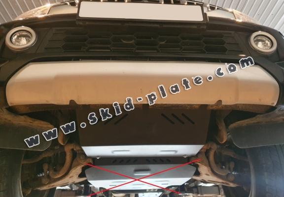 Steel radiator skid plate for Fiat Fullback