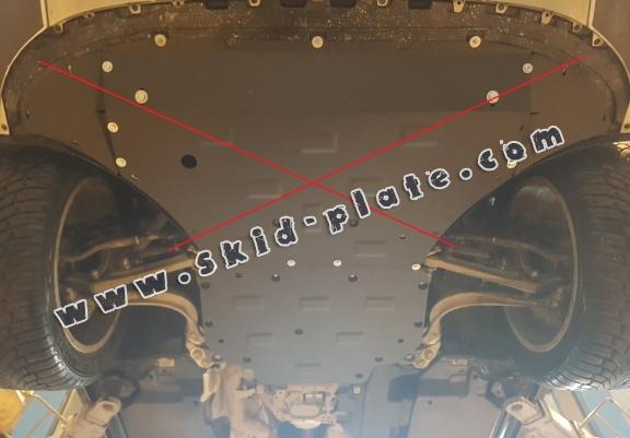 Steel gearbox skid plate for Audi Q7 