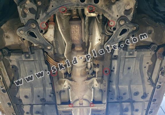 Steel catalytic converter plate/cat lock for Toyota Verso-S