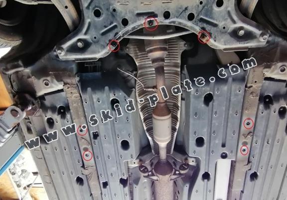 Steel catalytic converter plate/cat lock for  Toyota Corolla Verso