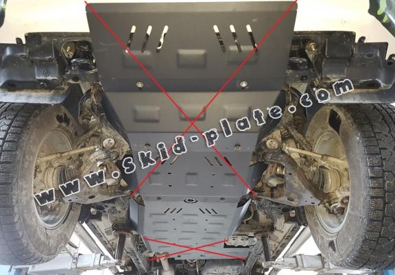 Steel gearbox skid plate for Toyota Hilux Revo