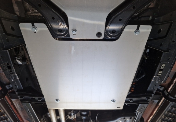 Aluminum transfer case skid plate for Ford Ranger Raptor